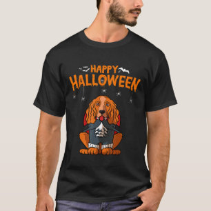 Camiseta Gracioso Cocker Spaniel Vampiro Disstume Perro Hal