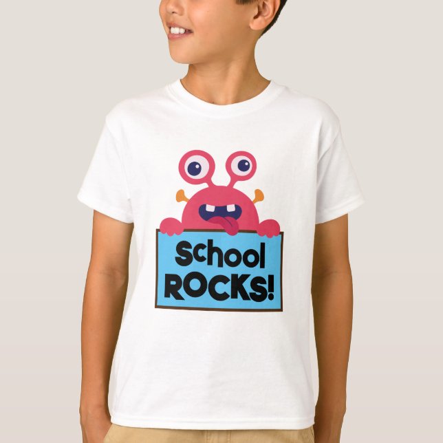 Camiseta Gracioso Colegio Red Lobster Buddy Kid (Anverso)