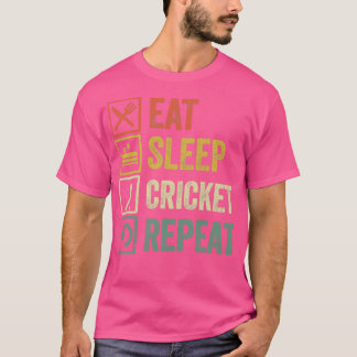 Camiseta Gracioso come el sueño cricket repetir regalo retr