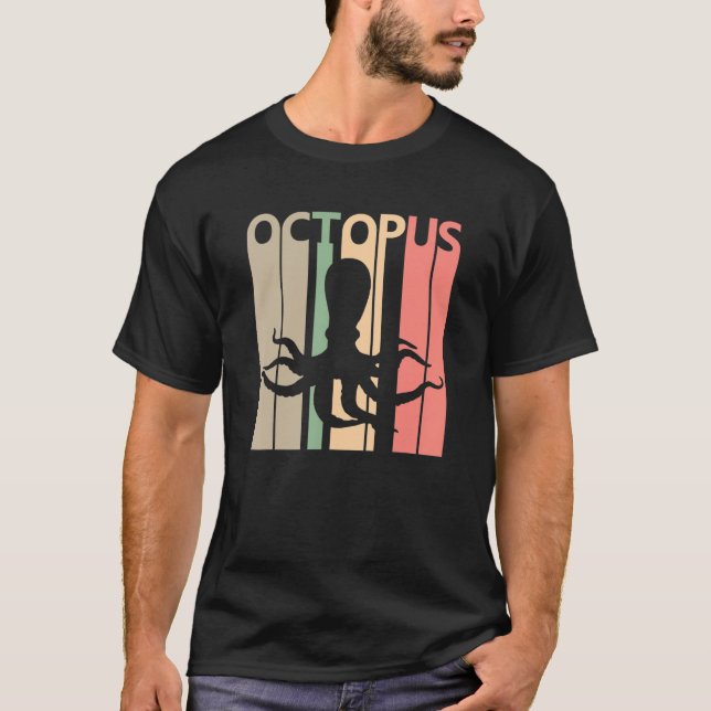 Camiseta Gracioso concepto de pulpo (Anverso)