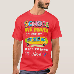 Camiseta Gracioso conductor de autobús escolar Apreciación
