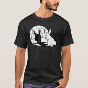Camiseta Gracioso conejito de Pascua fuerte Metalizado vent