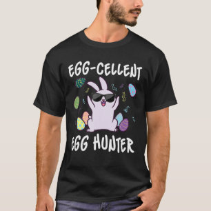 Camiseta Gracioso conejito Día de Pascua de la Caza de Huev