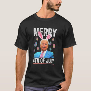 Camiseta Gracioso Conejo Joe Biden 4 De Julio Feliz Día De