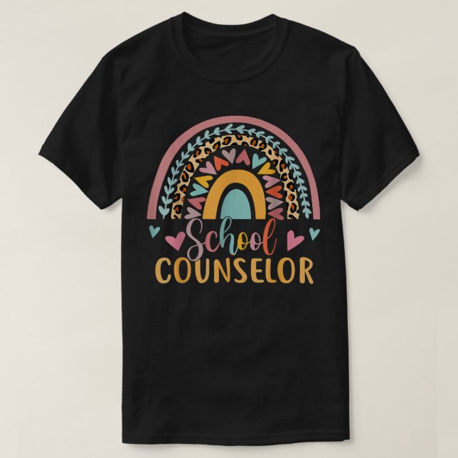 Camiseta Gracioso consejero escolar, conserjes de impresión (Diseño del anverso)