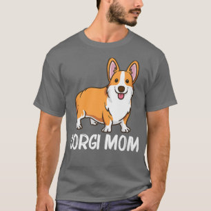 Camiseta Gracioso Corgi Art Para Mamá Madre Gales Corgi Dog