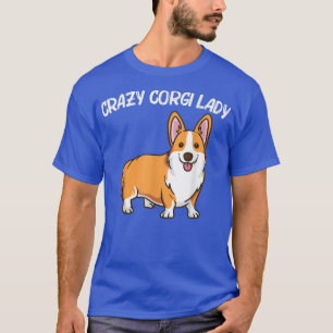Camiseta Gracioso Corgi Art Para Mujeres Mamá Welsh Corgi D