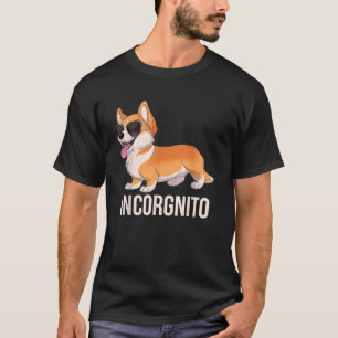 Camiseta Gracioso Corgi Incorgnito Cute Incognito Corgi con