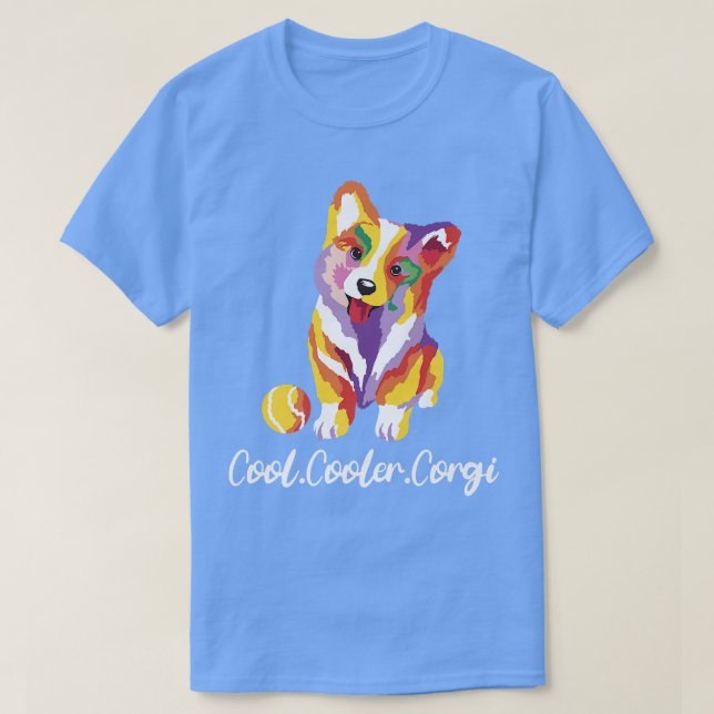 Camiseta Gracioso Corgi Pembroke Dog Sketch Dog Mom Dog (Diseño del anverso)