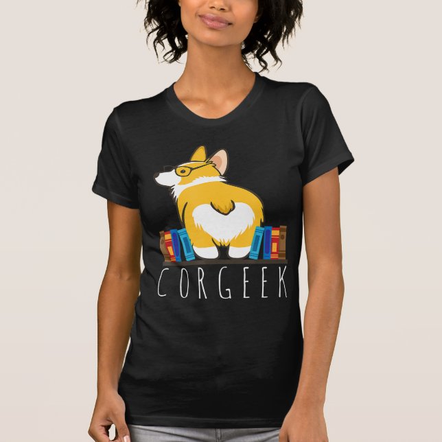 Camiseta Gracioso Corgis Cute|Regalo Corgi Lover (Anverso)