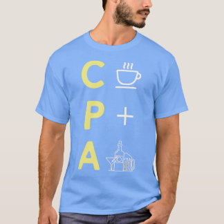 Camiseta Gracioso CPA Certificado Contable Público A