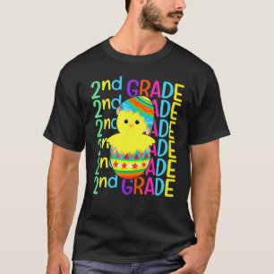 Camiseta Gracioso Crack De Pollo De Segundo Grado El Día De