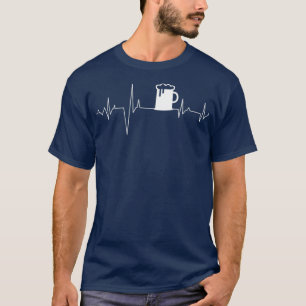 Camiseta Gracioso Craft Beer Lover Heartbeat Guay Home Gift