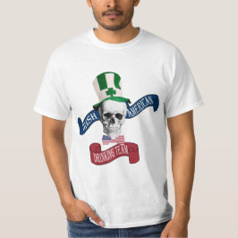 Camiseta Gracioso cráneo gótico Día de San Patricio