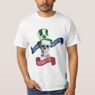 Camiseta Gracioso cráneo gótico Día de San Patricio