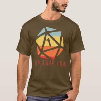 Camiseta Gracioso Crap Crap Crap Fail Gaming Fumble