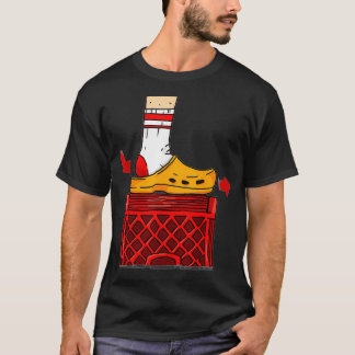 Camiseta Gracioso Crate Challenge Breaking Diagrama de Zapa