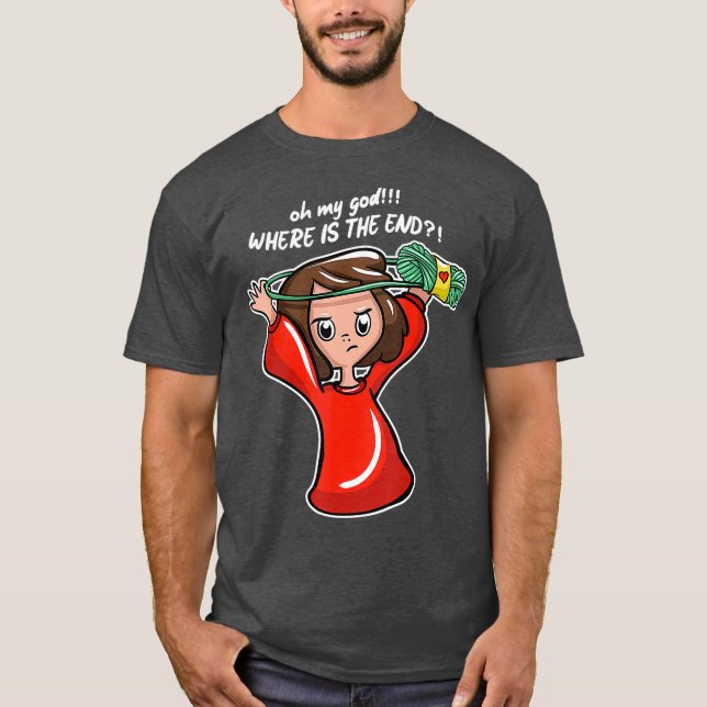 Camiseta Gracioso Crochet Knitus Lover Gift Crochetter (Anverso)