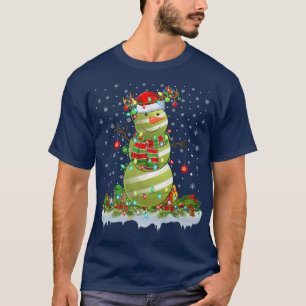 Camiseta Gracioso Croquet Ball Snowman Xmas Encendido Croqu