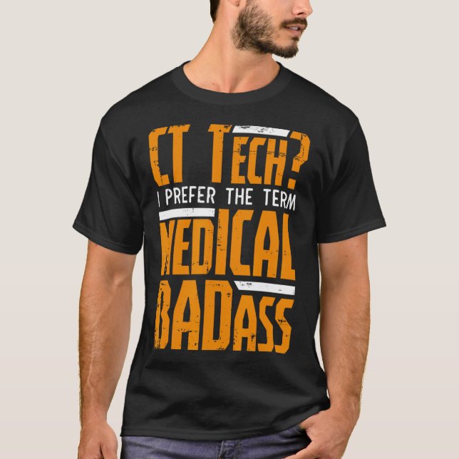 Camiseta Gracioso Ct Tech Radiology Ct Cat Scan - Médico Ma (Anverso)
