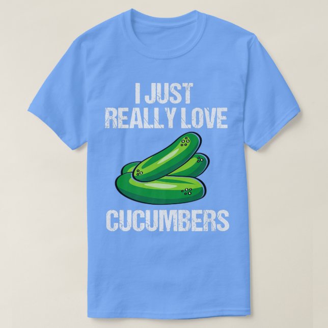 Camiseta Gracioso Cucumber Pickles (Diseño del anverso)