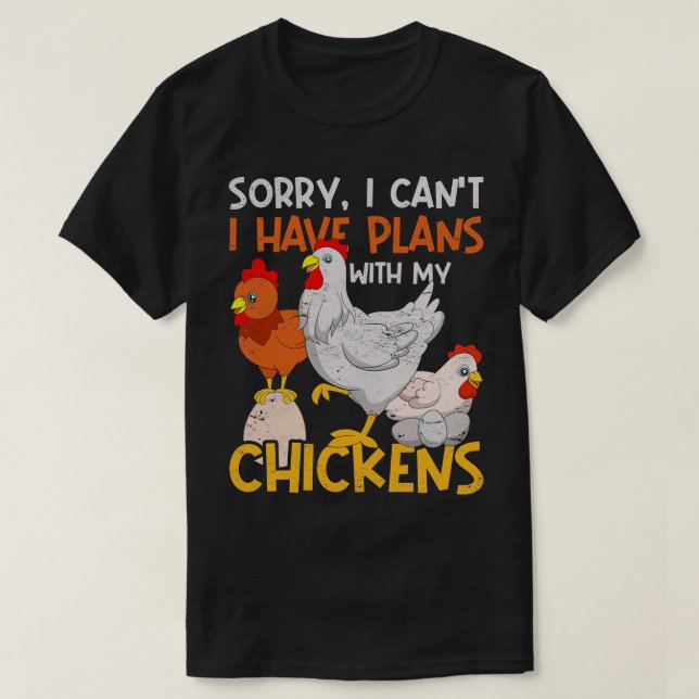 Camiseta Gracioso cultivo de pollo para granjeros de Hen (Diseño del anverso)