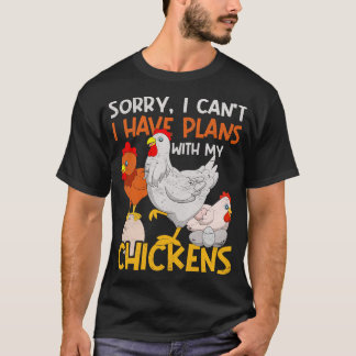 Camiseta Gracioso cultivo de pollo para granjeros de Hen