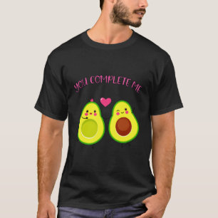 Camiseta Gracioso Cute Me Completas Aguacate Amantes Equipa