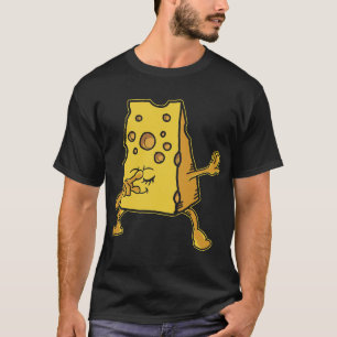 Camiseta Gracioso Dabbing Cheddar Cheese Dibujando Tee Kids