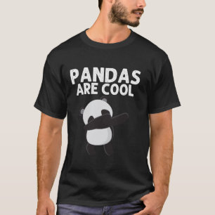 Camiseta Gracioso Dabbing Panda Blanco Negro Panda Bear Lov