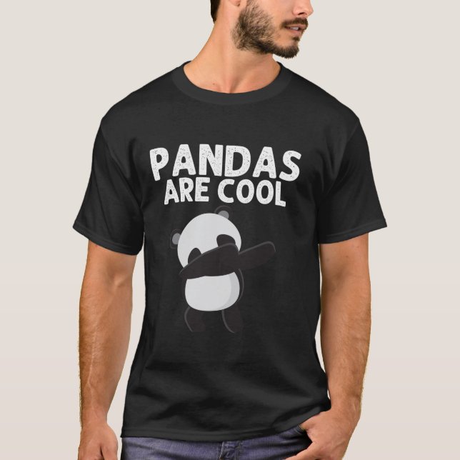 Camiseta Gracioso Dabbing Panda Blanco Negro Panda Bear Lov (Anverso)