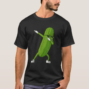 Camiseta Gracioso Dabbing Pickle Gire Cute Dancing Cucumber