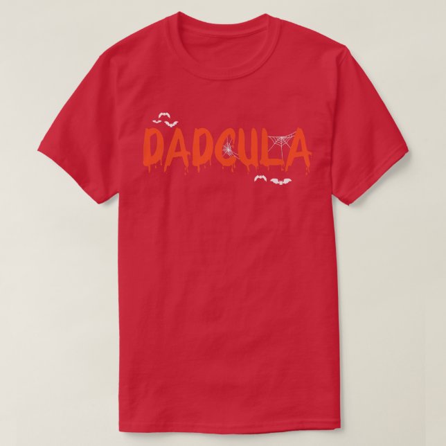 Camiseta Gracioso DADCULA Halloween Dad Dracula Costume Mom (Diseño del anverso)