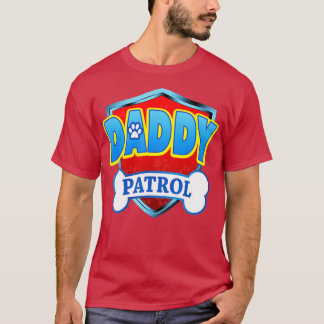 Camiseta Gracioso DADDY Patrulla Perro Mamá Papá Para Hombr