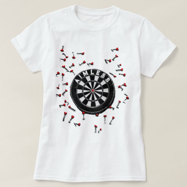 Camiseta Gracioso Darts Lover (Diseño del anverso)