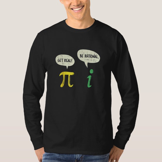 Camiseta Gracioso De Ser Real Racional El Profesor De Matem (Anverso)
