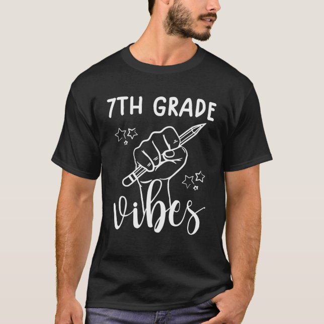 Camiseta Gracioso De Vuelta A La Escuela Profesor De Vibes  (Anverso)