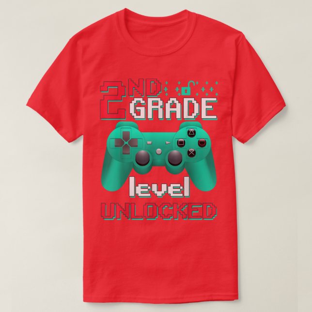 Camiseta Gracioso De Vuelta A La Escuela Segundo Grado Vide (Diseño del anverso)