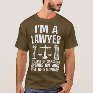 Camiseta Gracioso Derecho De Abogados Para Hombres Abogados