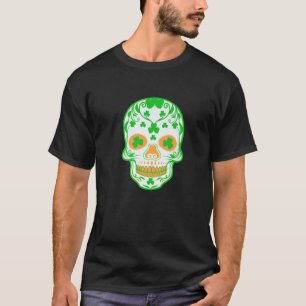 Camiseta Gracioso deslumbramiento del cráneo del Día de San
