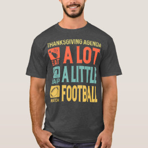 Camiseta Gracioso Día de Acción de Gracias, Agenda de Acció