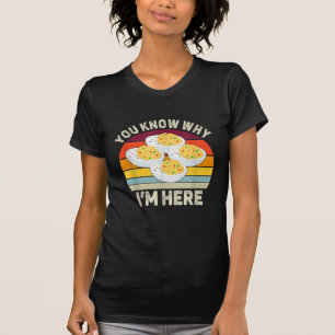 Camiseta Gracioso Día de Acción de Gracias Deviled Huevos s