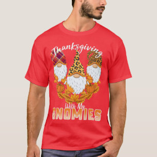 Camiseta Gracioso Día de Acción de Gracias Mis Gnomies Gnom