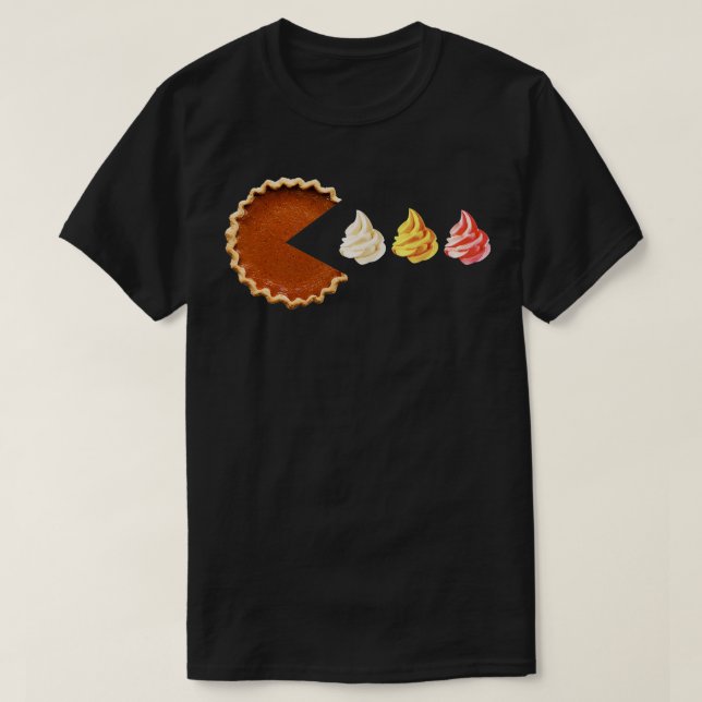 Camiseta Gracioso Día de Acción de Gracias por calabaza par (Diseño del anverso)