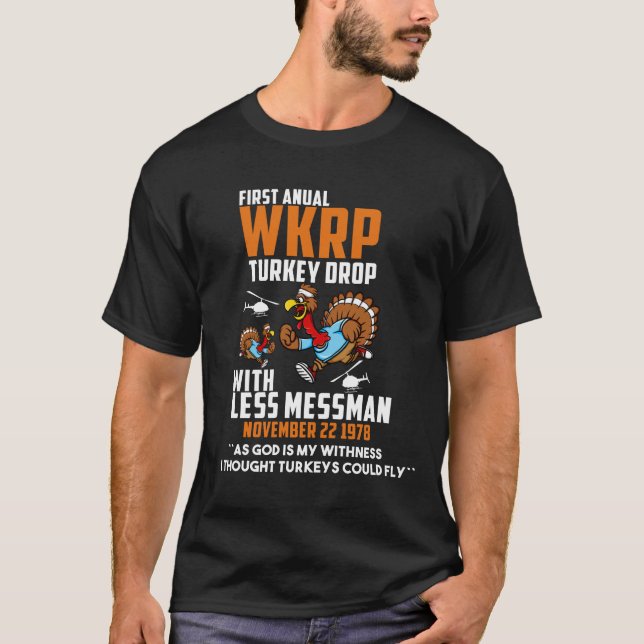 Camiseta Gracioso Día de Acción de Gracias - Primera Turca  (Anverso)