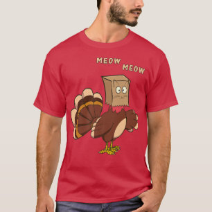 Camiseta Gracioso Día de Acción de Gracias Turquía Falsa Ac
