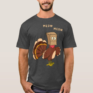 Camiseta Gracioso Día de Acción de Gracias Turquía Falsa Ac