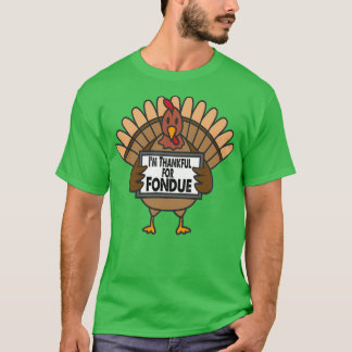 Camiseta Gracioso Día de Acción de Gracias Turquía por Fond