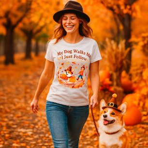 Camiseta Gracioso Día De Gracias Corgi Dog Cita A Los Amant
