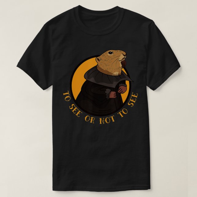 Camiseta Gracioso Día de Groundhog William Shakespeare Homb (Diseño del anverso)